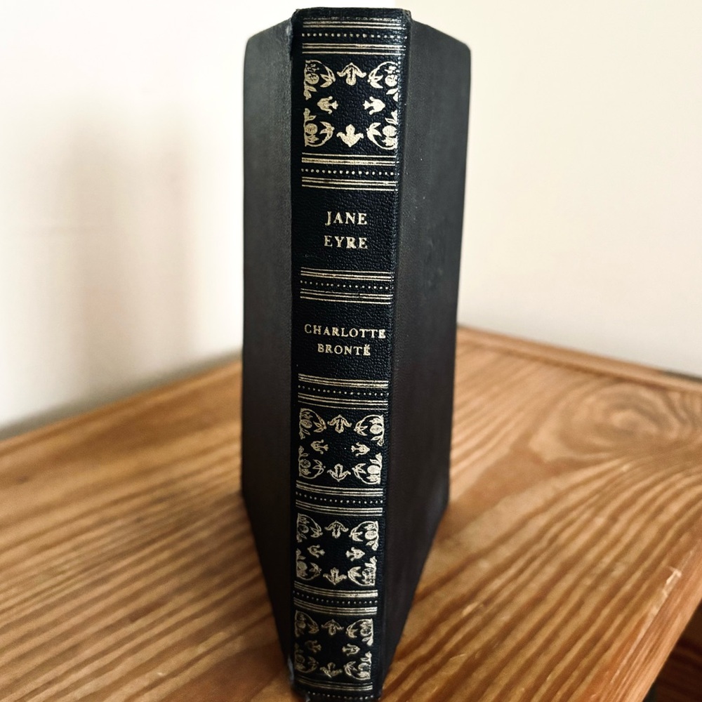 Jane Eyre Vintage Black and Gold Coffee Table Book